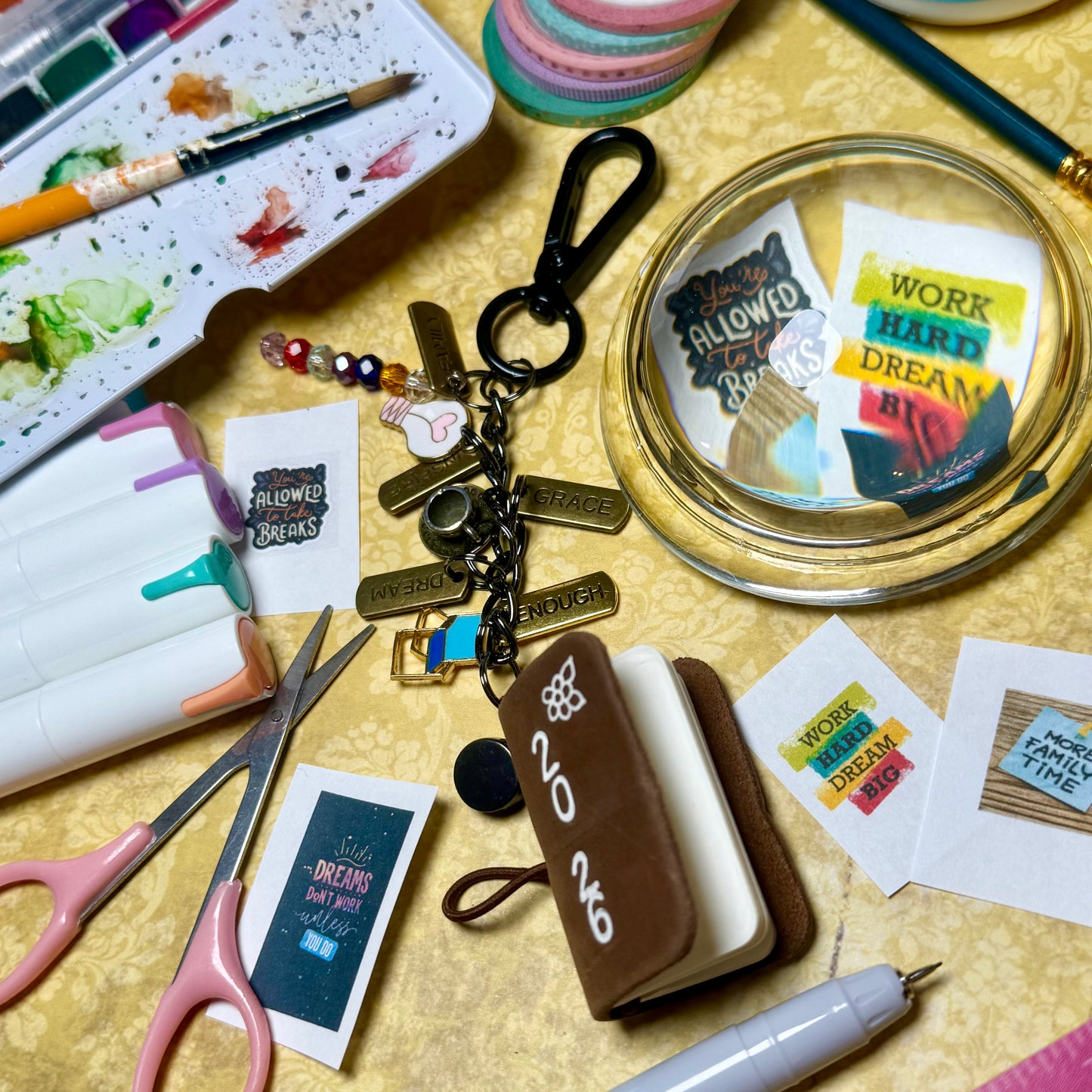 Friday - January 16 - Mini Vision Journal Purse Charm