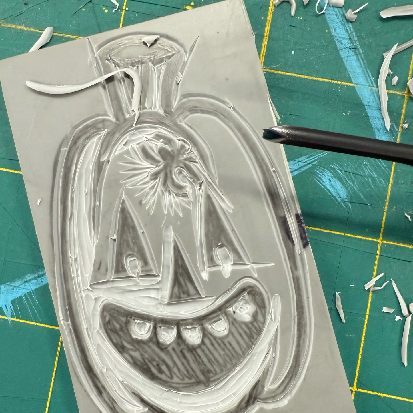 Fall Friday - October 3 - Linocut Fabric Stamping Workshop