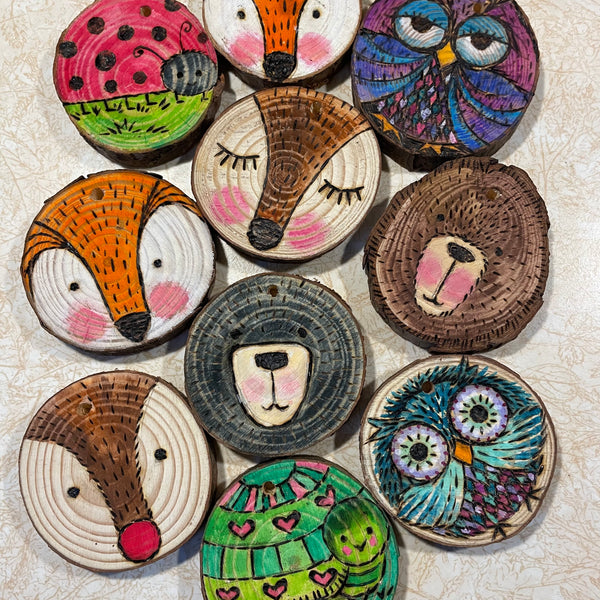 Woodland Ornament Wood Burning Workshop