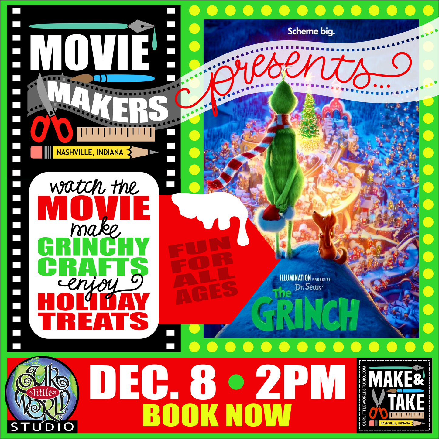 The GRINCH - MOVIE MAKERS EVENT (MOVIE + EXTRAS)