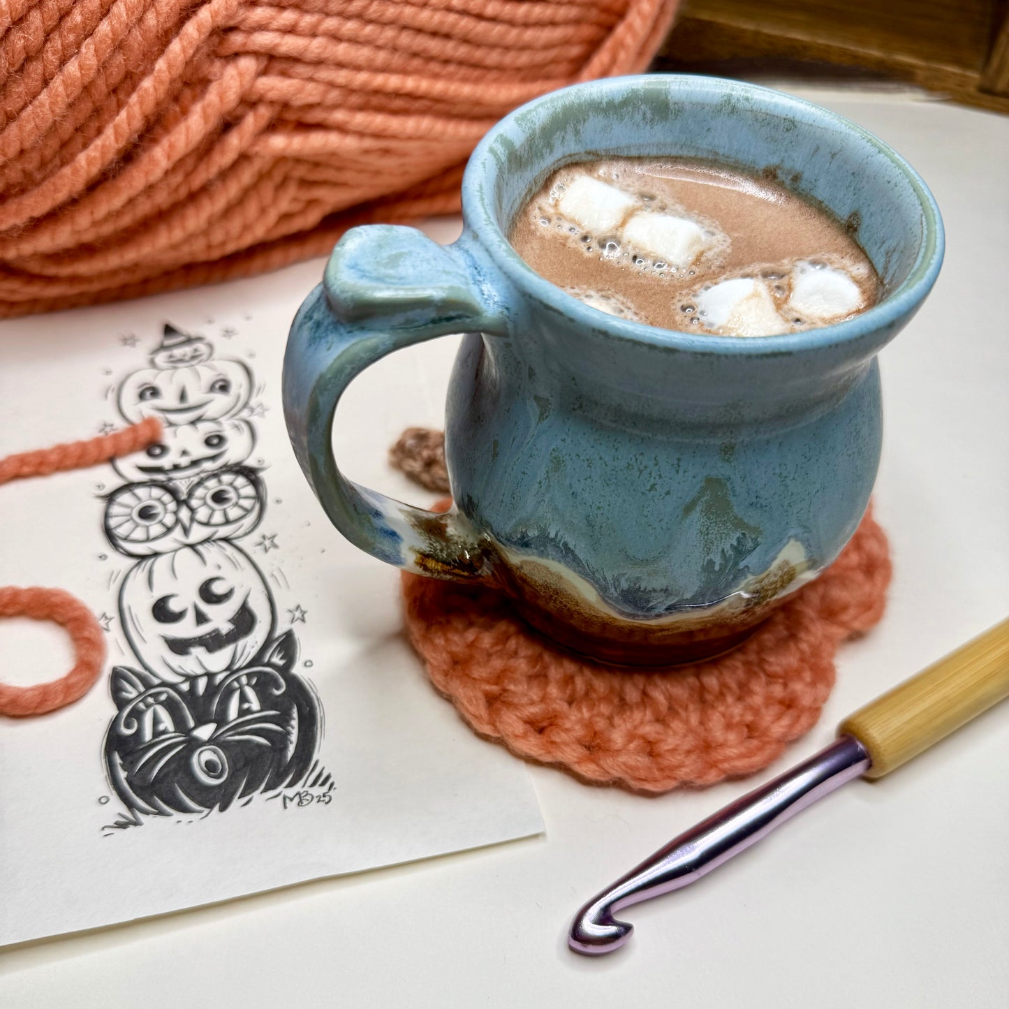 Fall Friday - October 17 -Crochet A Pumpkin Coaster Workshop