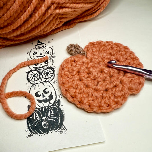 Fall Friday - October 17 -Crochet A Pumpkin Coaster Workshop