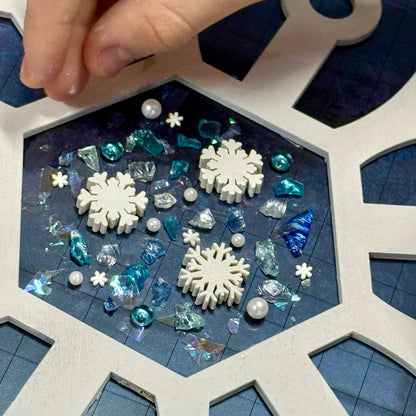 Festive Friday - December 12 - Stained Glass Resin Snowflake Workshop