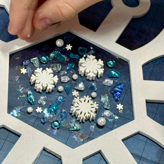 Festive Friday - December 12 - Stained Glass Resin Snowflake Workshop
