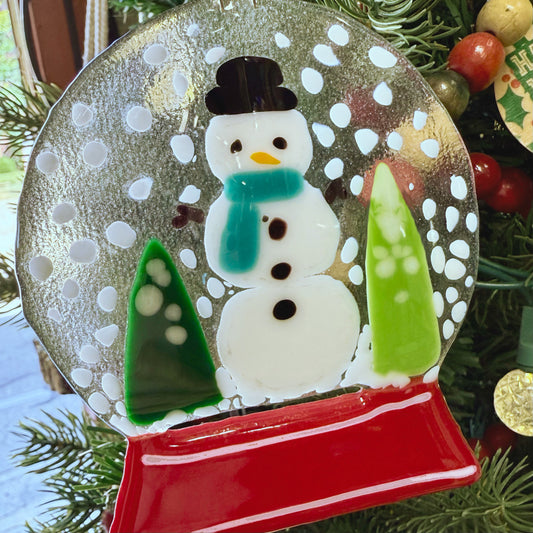 Festive Friday - December 5 - Glass Fusing - Snow Globe Ornament Workshop