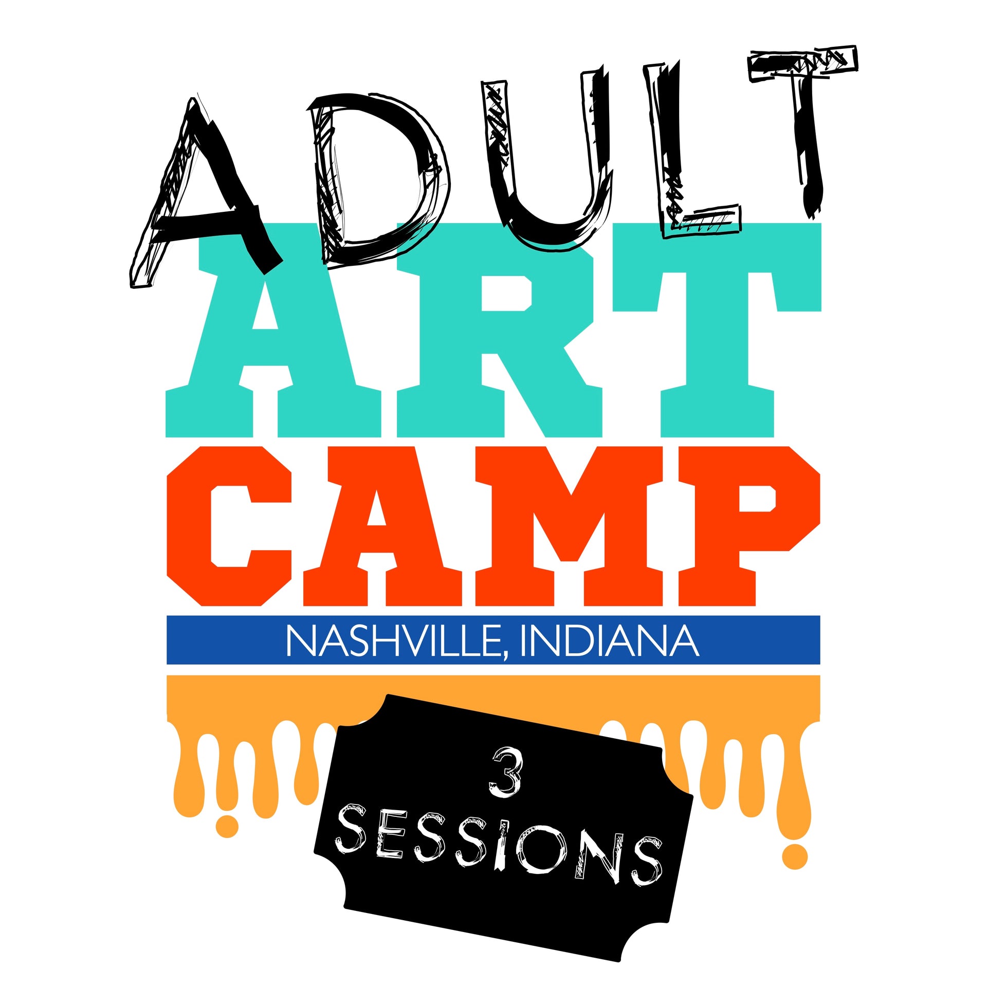 Adult Art Camp - 3 sessions – Our Little World Studio