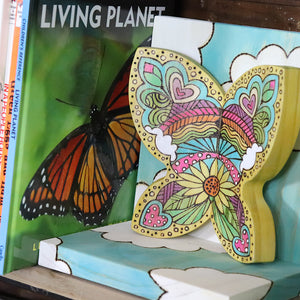 PERSONALIZED! Make & Take - Reservation BUTTERFLY BOOKENDS