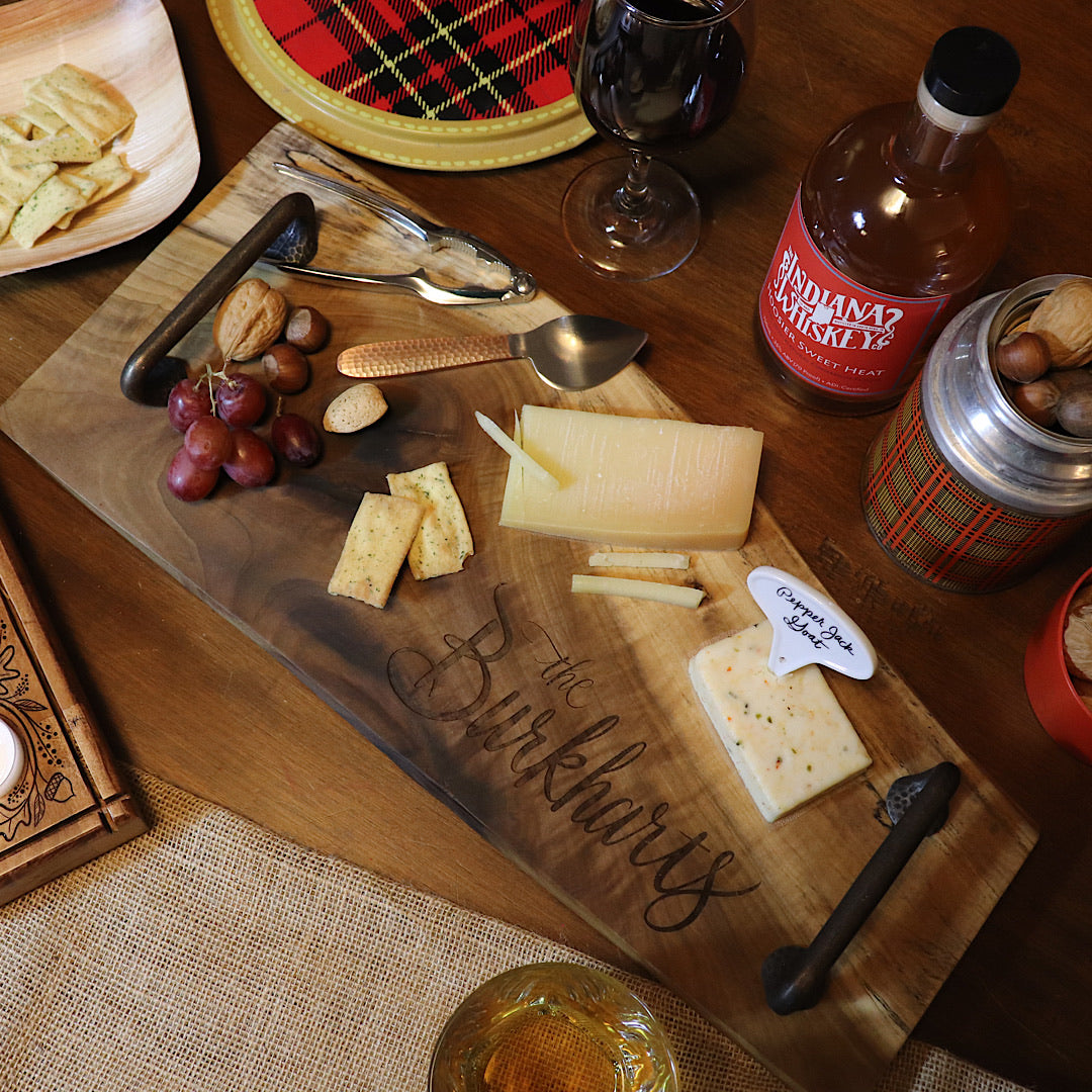 Personalized Rustic Entertaining Serving Tray