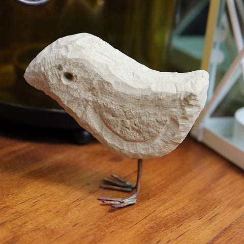 Hand-Carved Sandstone Bird